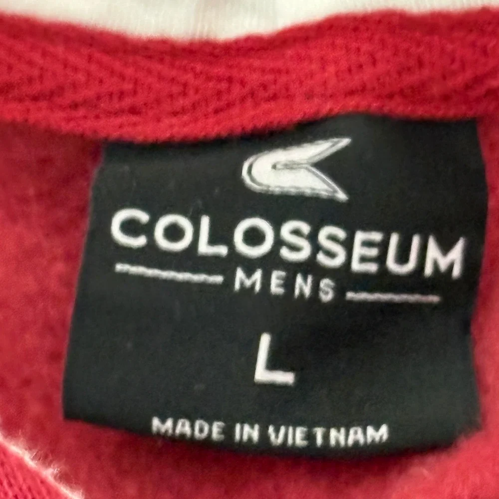 Colosseum Alabama Crimson Tide Mens Large Red Pullover Hoodie NCAA AQ653